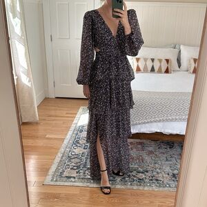 ASTR The Label Anora Floral Tiered Maxi Dress